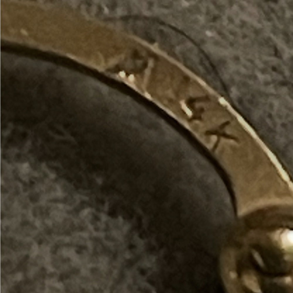 14 K Gold Rectangular Hoop Earrings - image 5